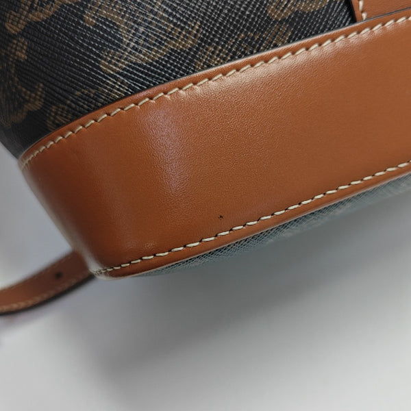 TRIOMPHE CANVAS Small Coated Canvas Brown