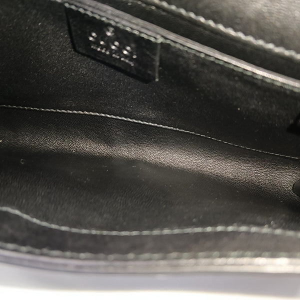 Emily Chain Calfskin Black