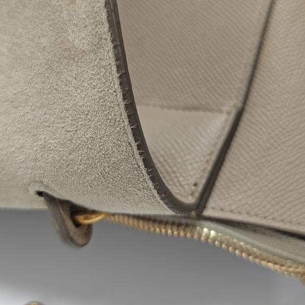BELT Nano Calfskin Gray