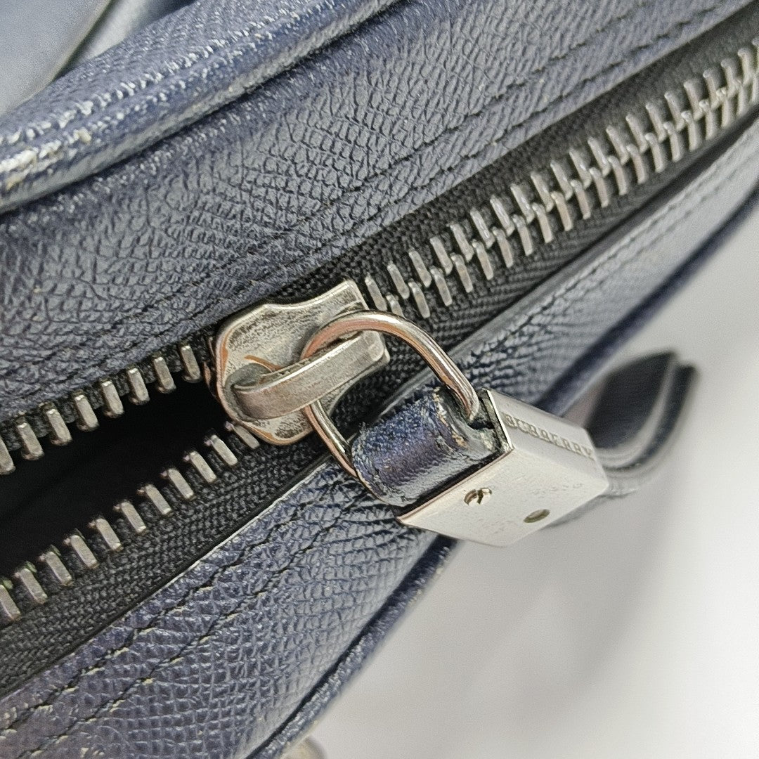 Calfskin Shoulder Bag Blue