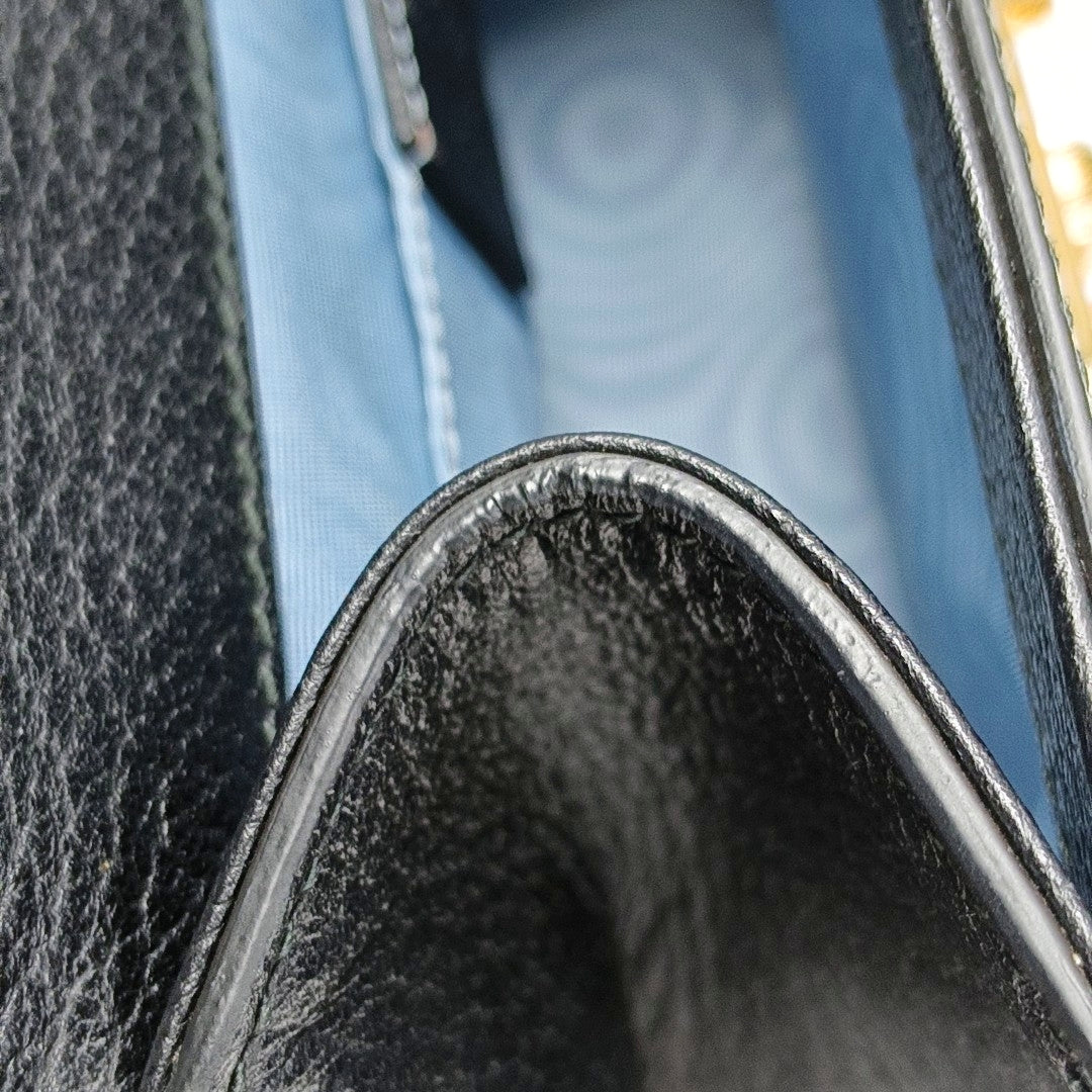 Authenticated pre-owned  Padlock Small Calfskin Black - Shoulder Bag at Looply