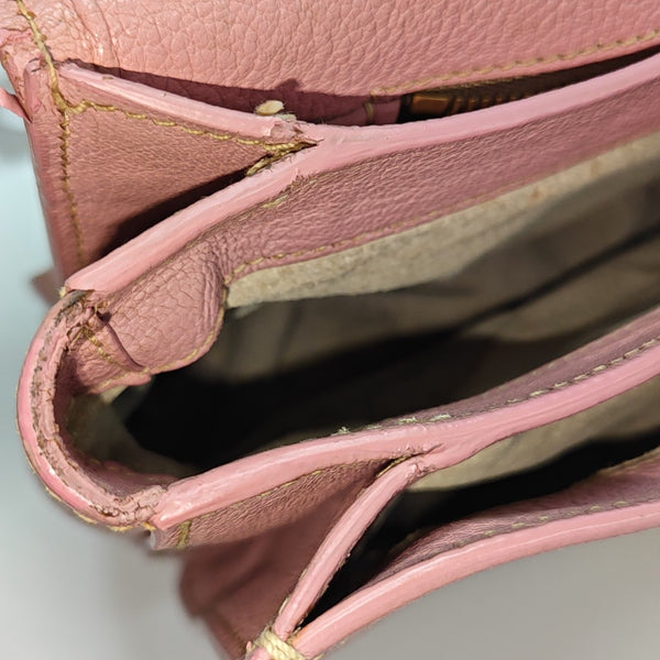 Calfskin Shoulder Bag Pink