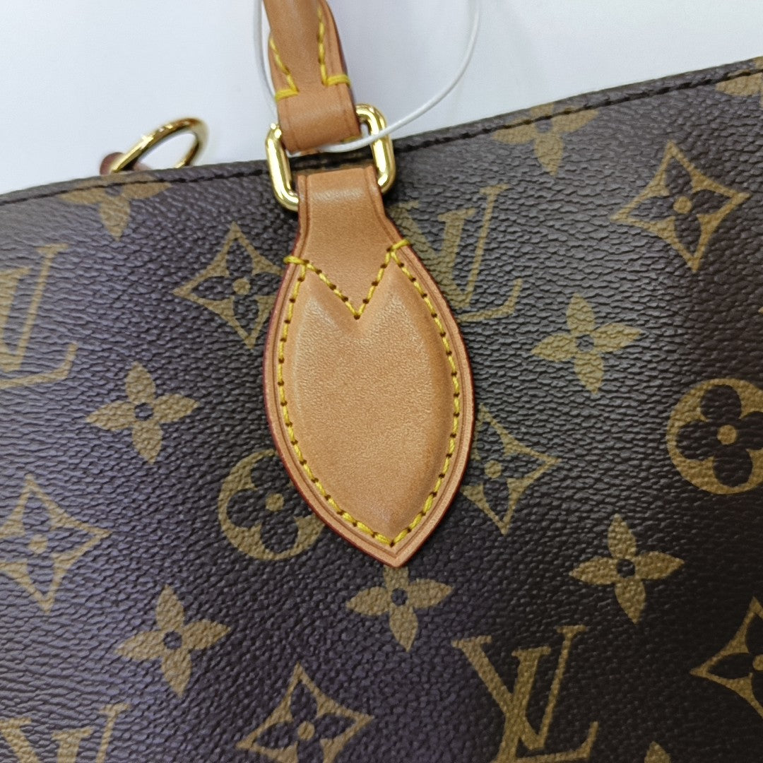 SAC PLAT MM Monogram Coated Canvas Brown