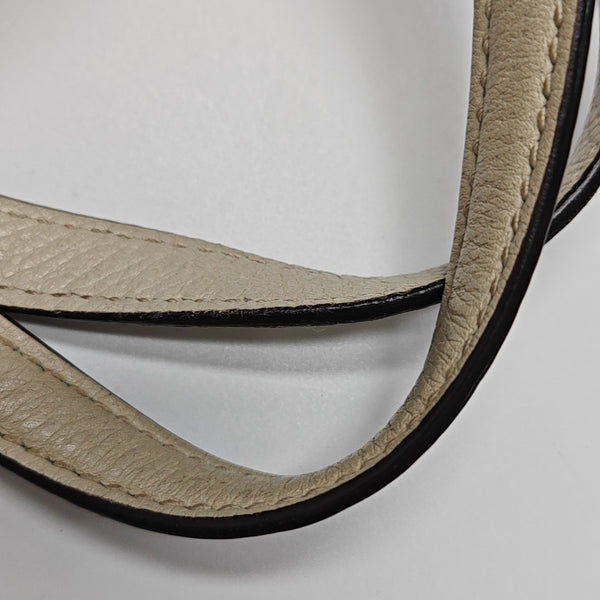 Sylvie Medium Calfskin Beige