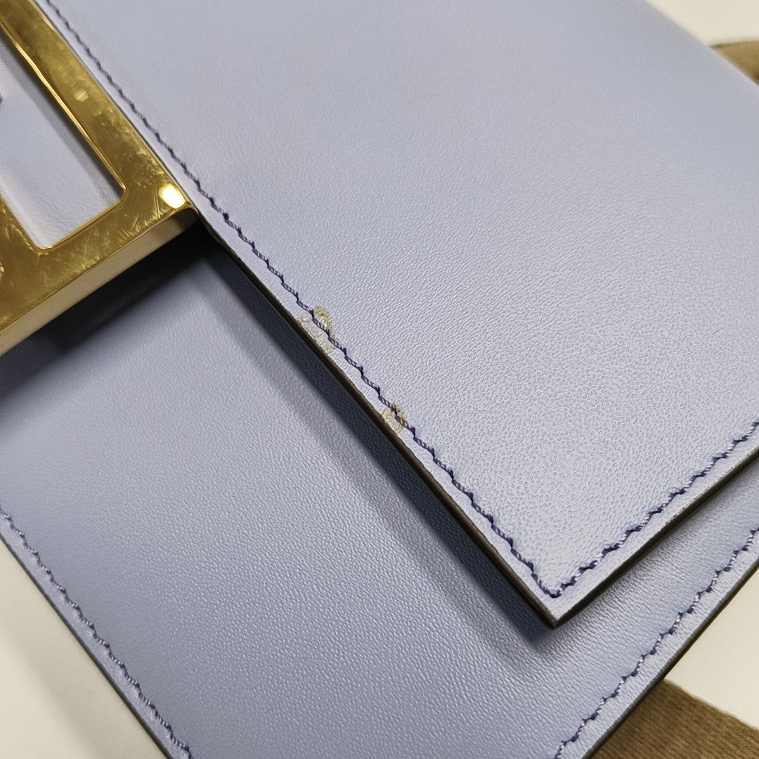 Double F Calfskin Blue