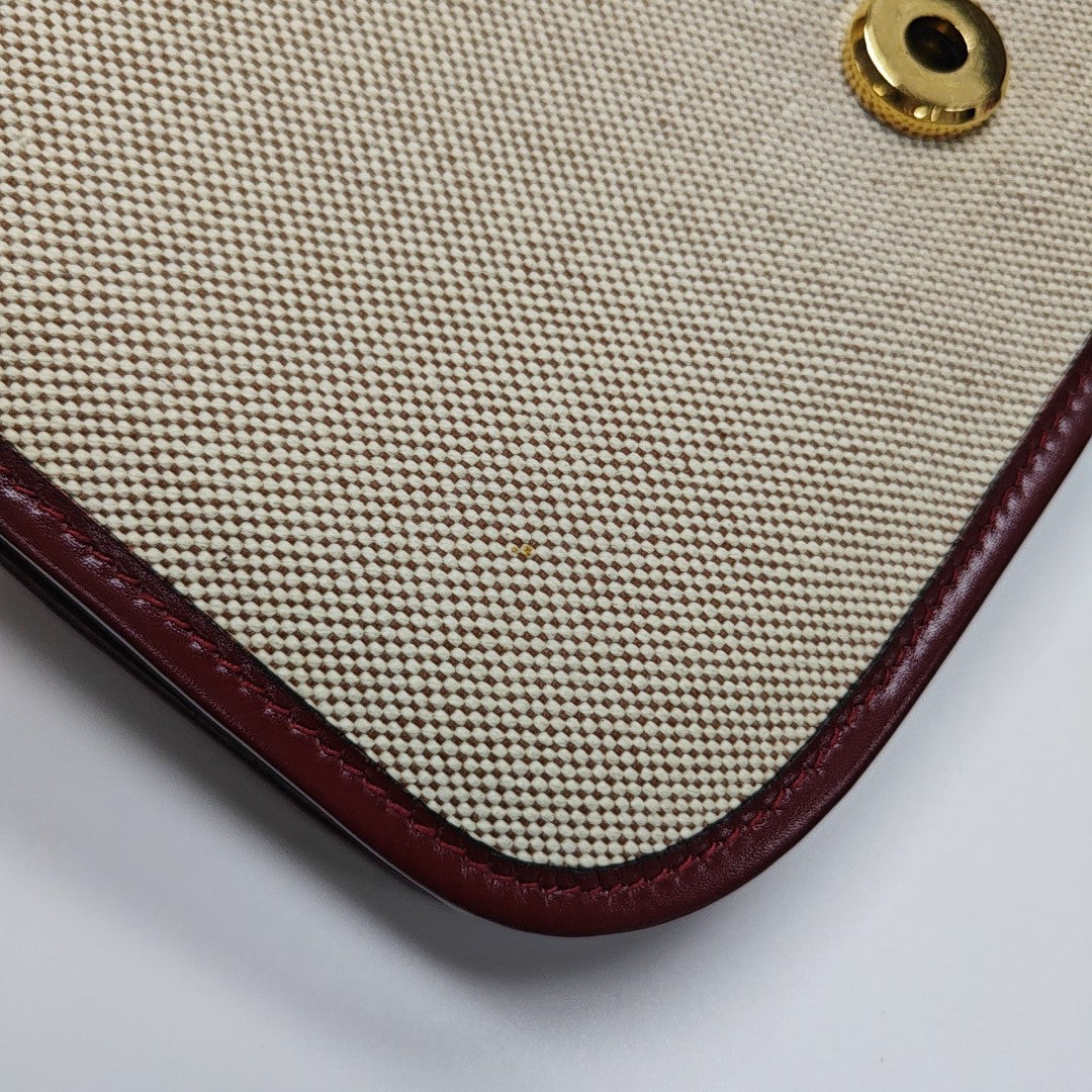 Canvas Shoulder Bag Beige