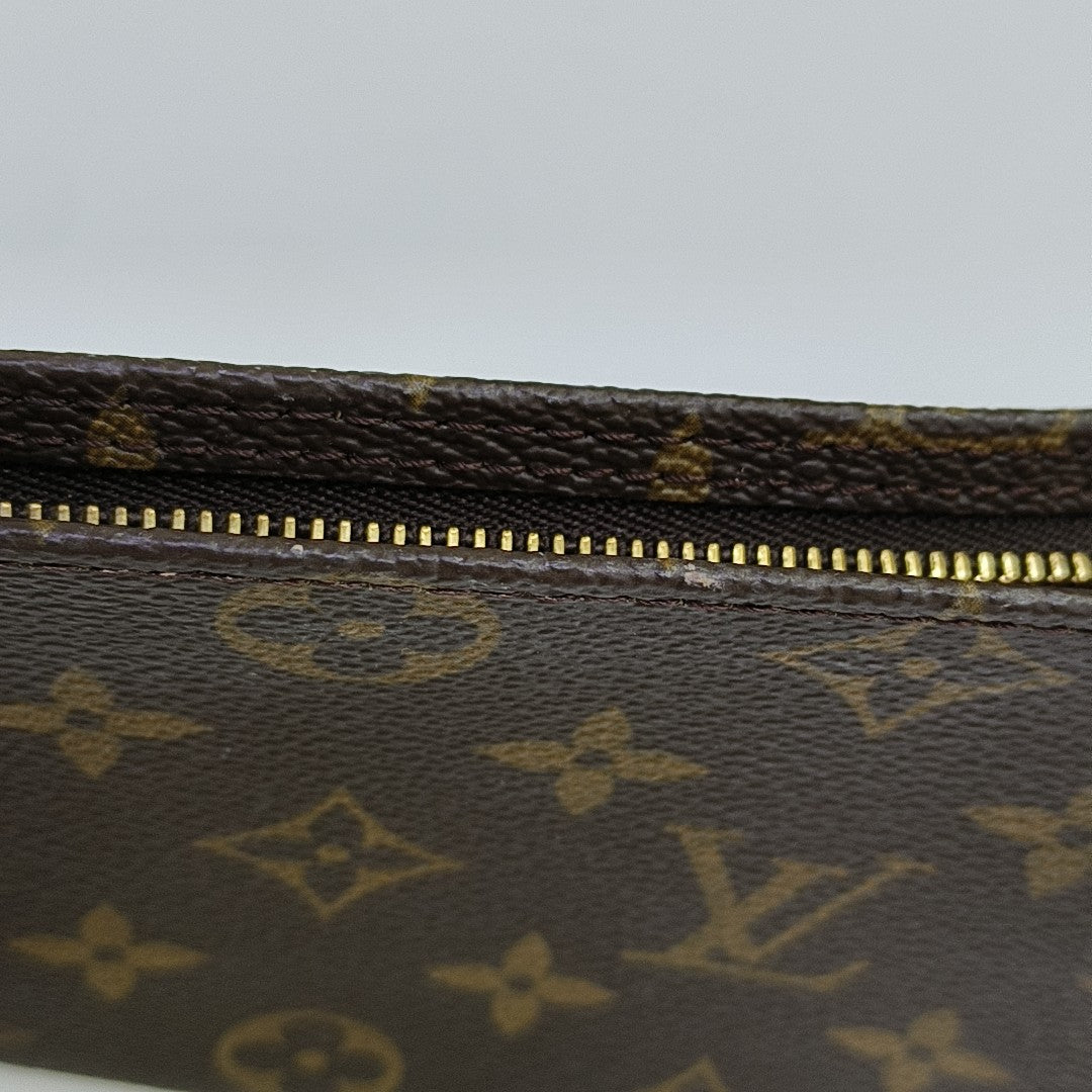 BUCKET Monogram Coated Canvas Brown