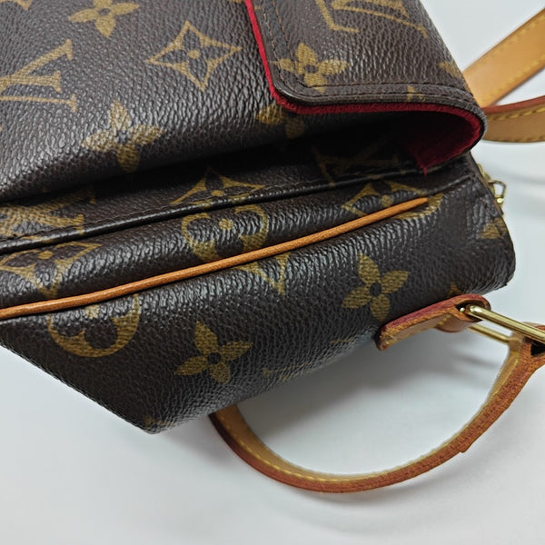 VIVA CITE PM Monogram Coated Canvas Brown