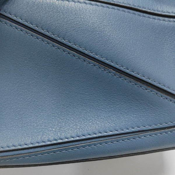 Puzzle Mini Calfskin Blue
