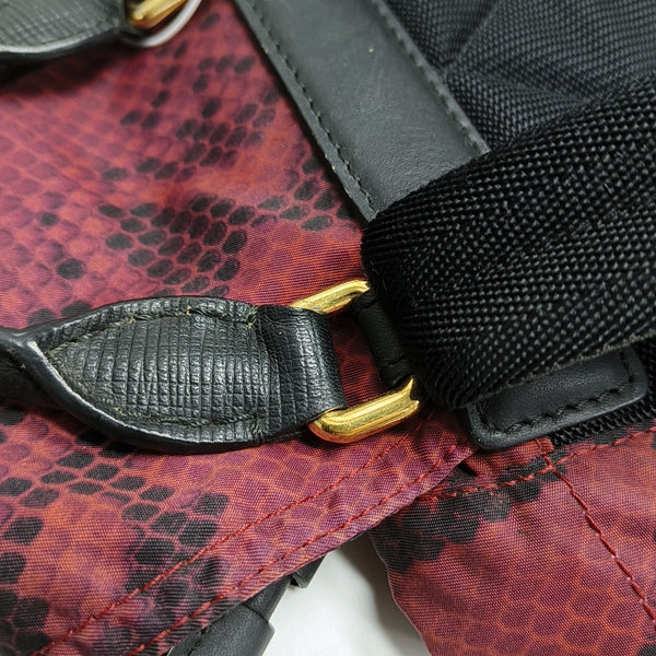 The Rucksack Medium Nylon Red