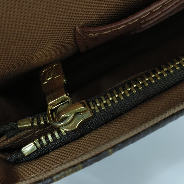 IVY Monogram Coated Canvas Brown