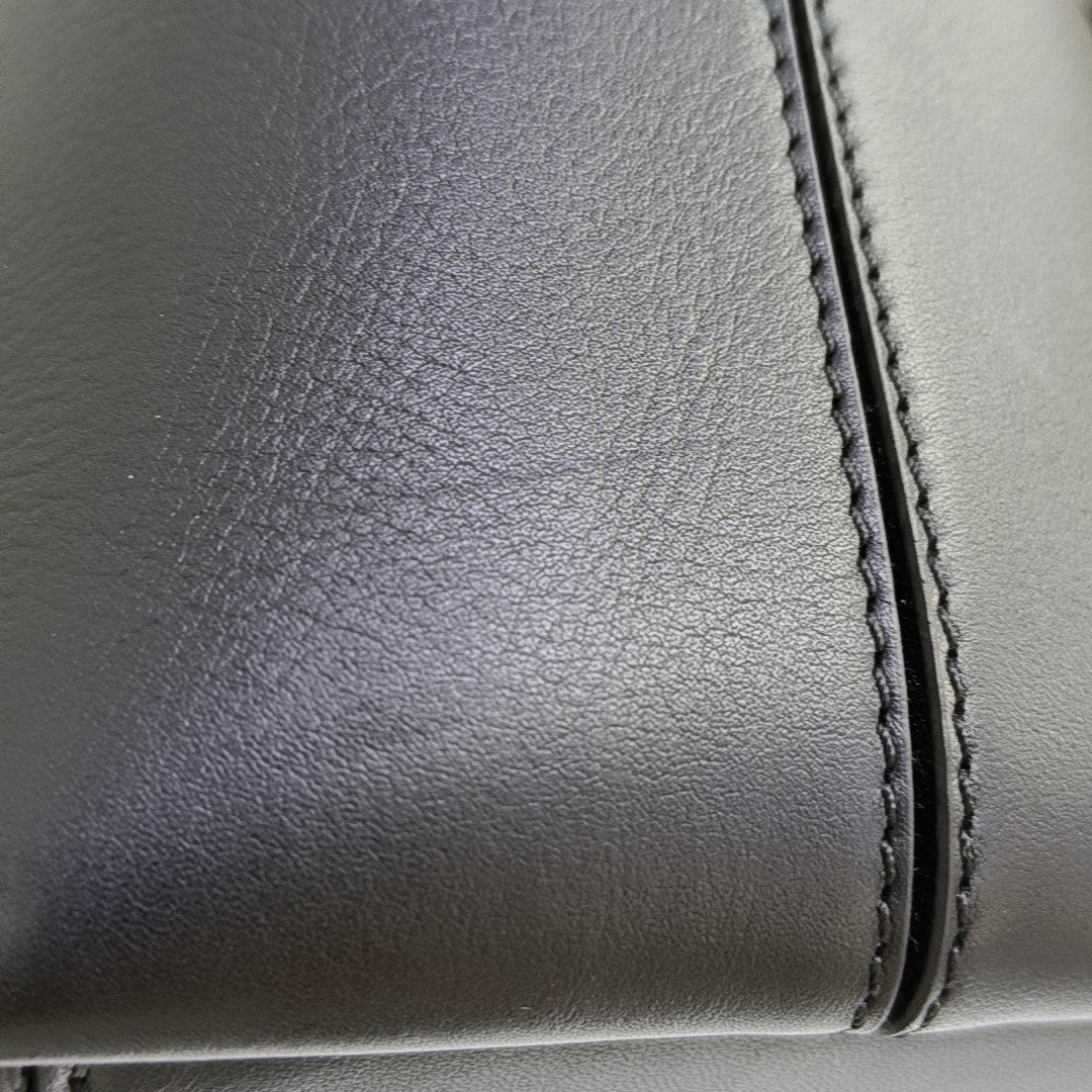 Calfskin Bucket Bag Black