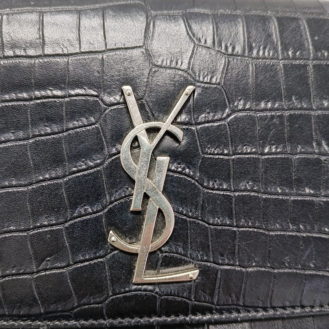 SUNSET Medium Calfskin Black