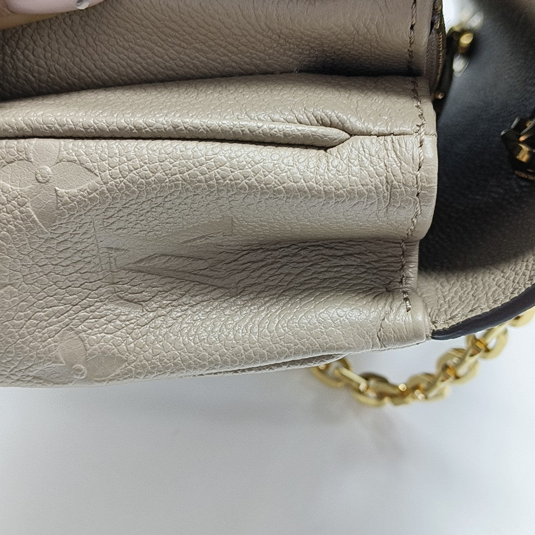 MARCEAU Monogram Calfskin Gray