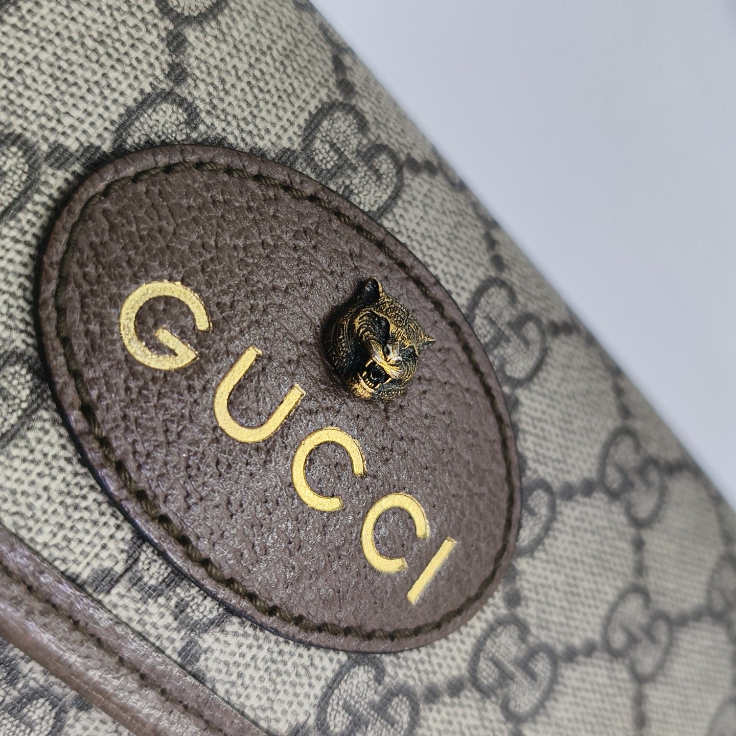 Neo Vintage Monogram Coated Canvas Beige