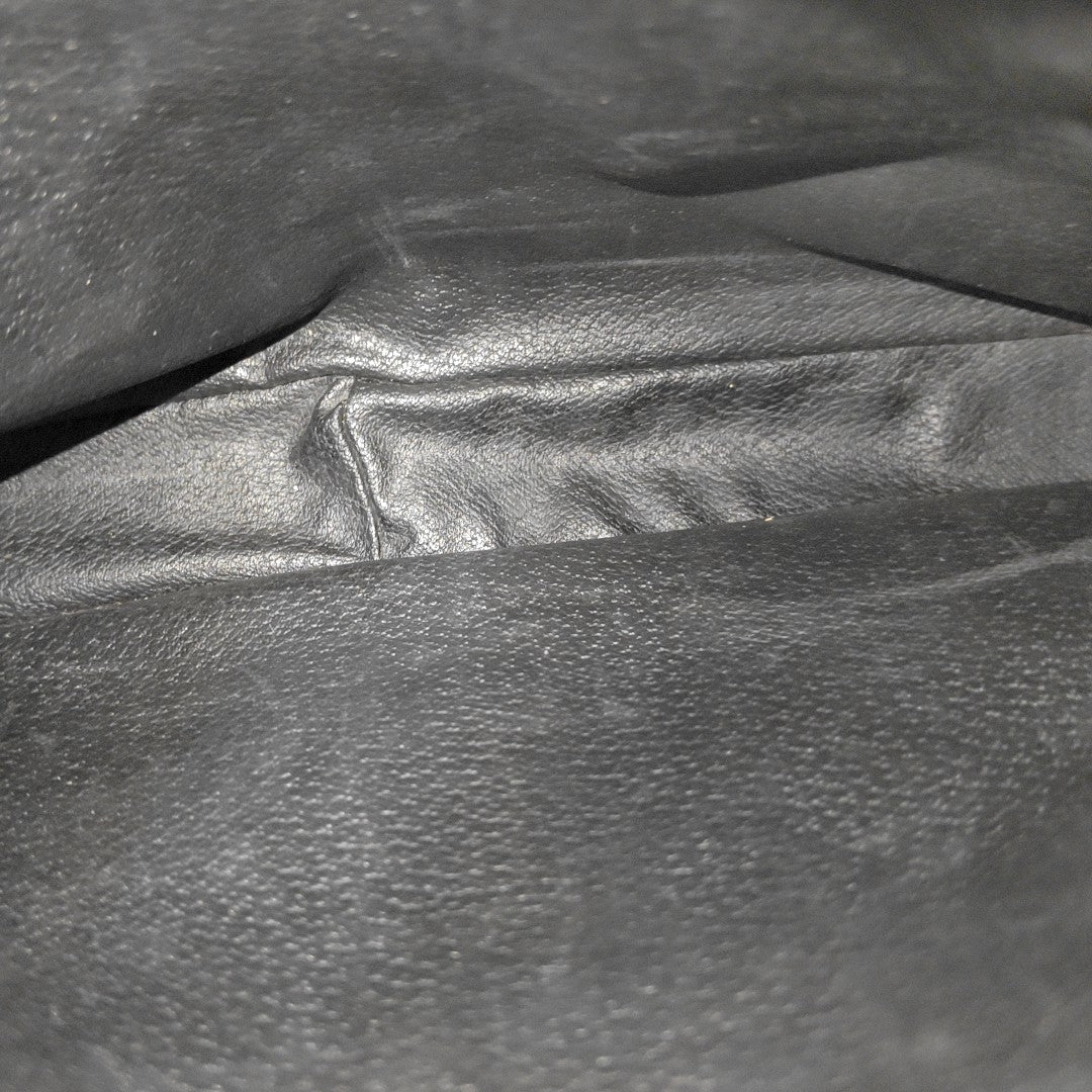 Coated Canvas Top Handle Bag Brown