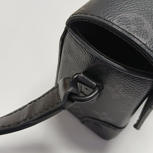 STEAMER Mini Monogram Coated Canvas Black
