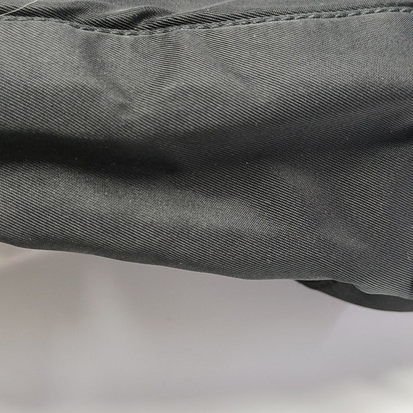Nylon Shoulder Bag Black