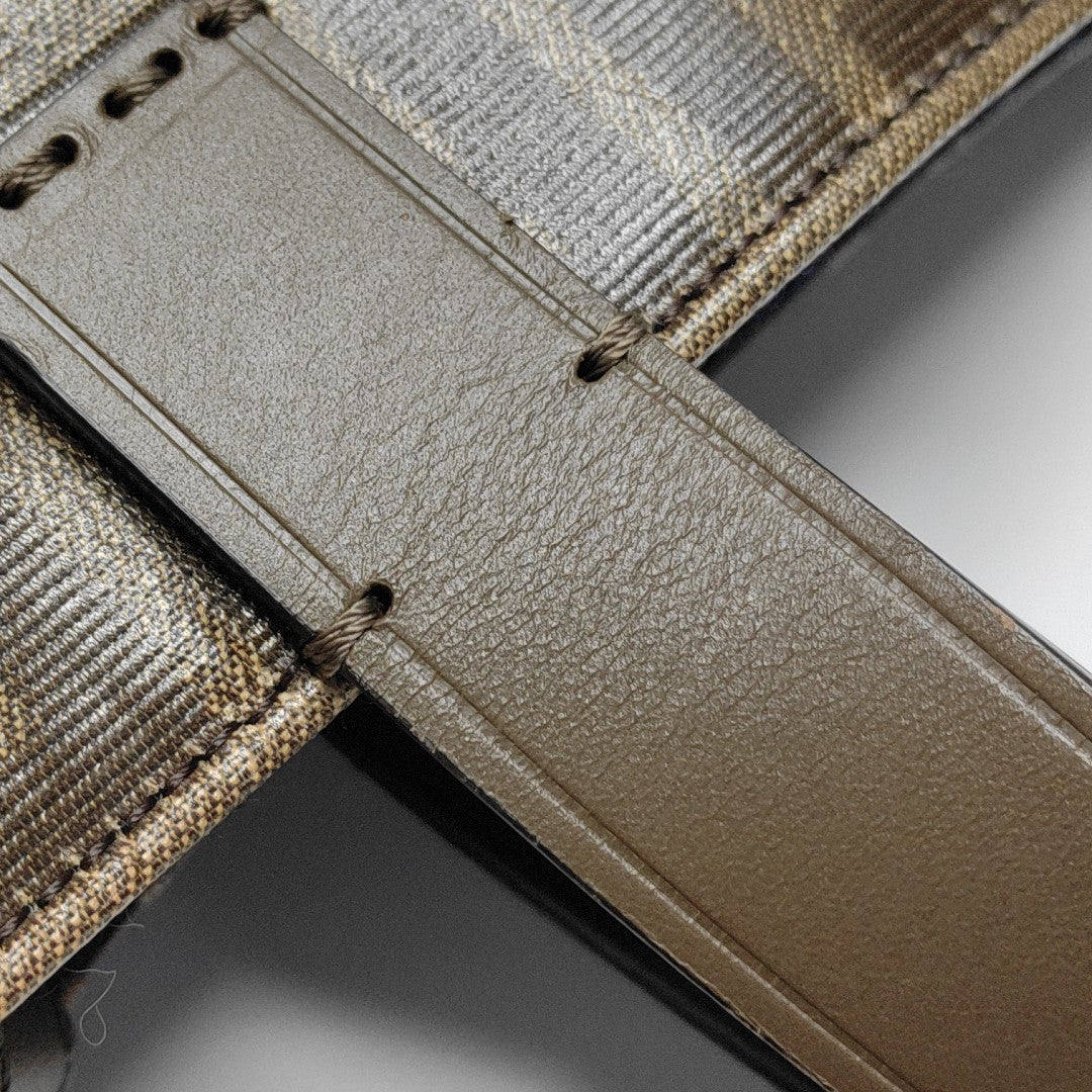 Mania Coated Canvas Brown