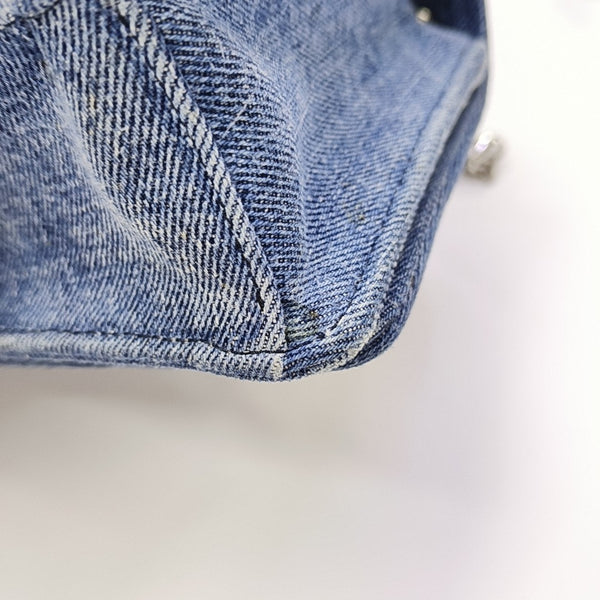 Matelassé Mini Denim Blue