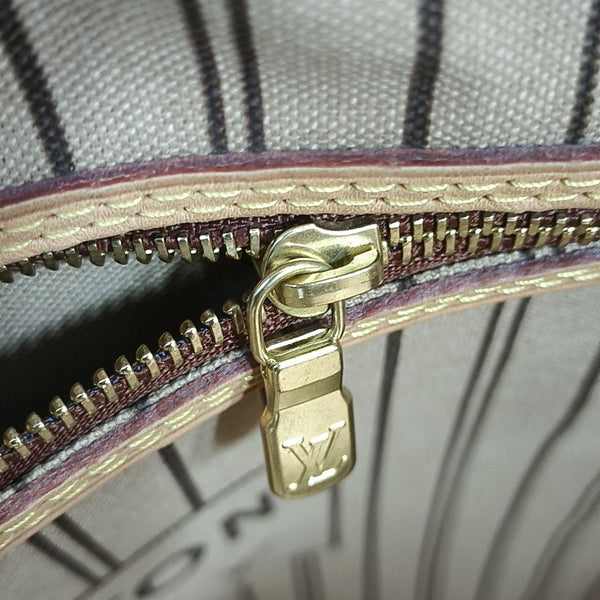 NEVERFULL GM Monogram Coated Canvas Brown