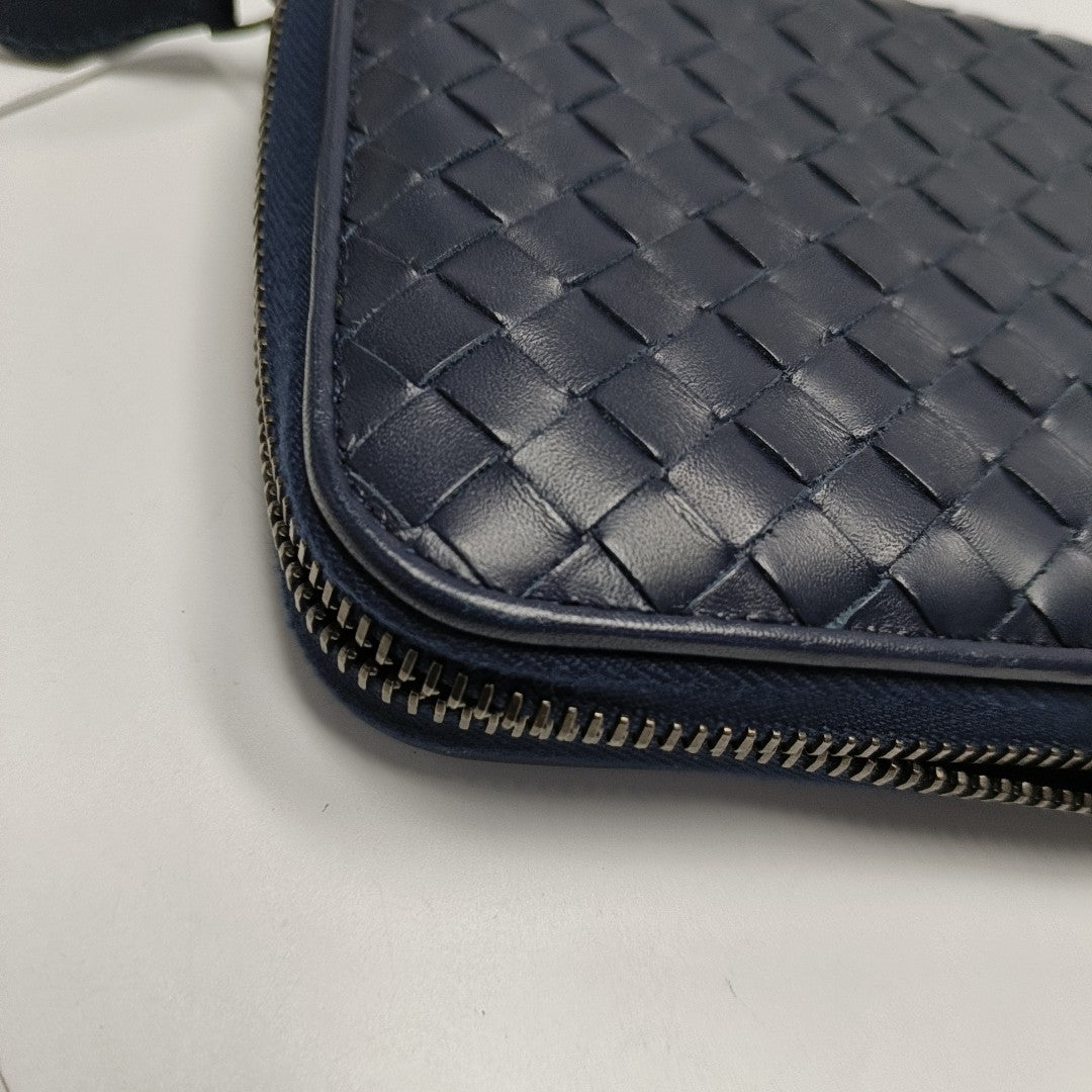 Calfskin Wallet Blue