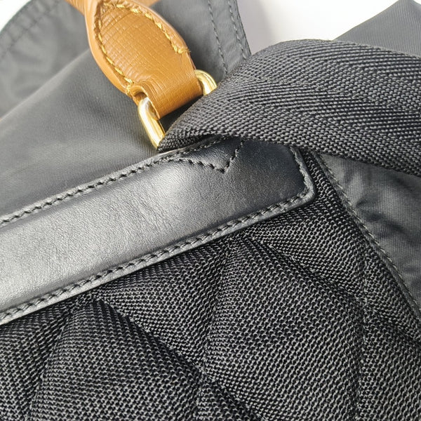 The Rucksack Nylon Black