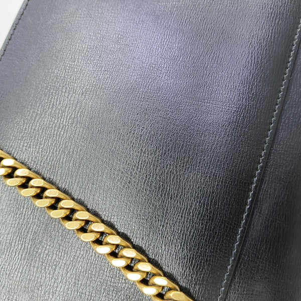 SUNSET Medium Calfskin Black