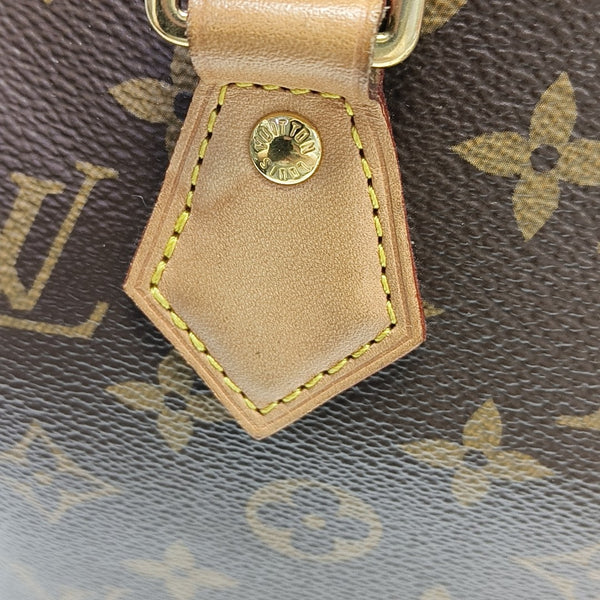 SPEEDY 20 Monogram Coated Canvas Brown