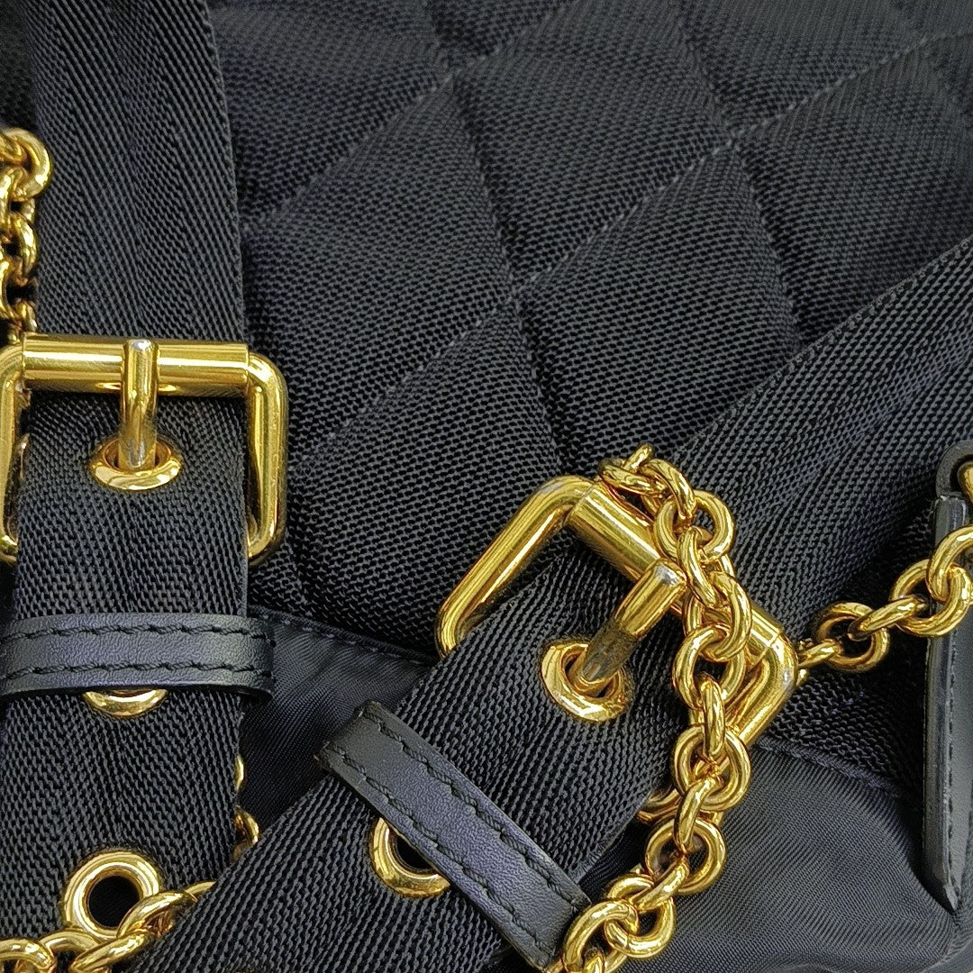 The Rucksack Medium Nylon Black