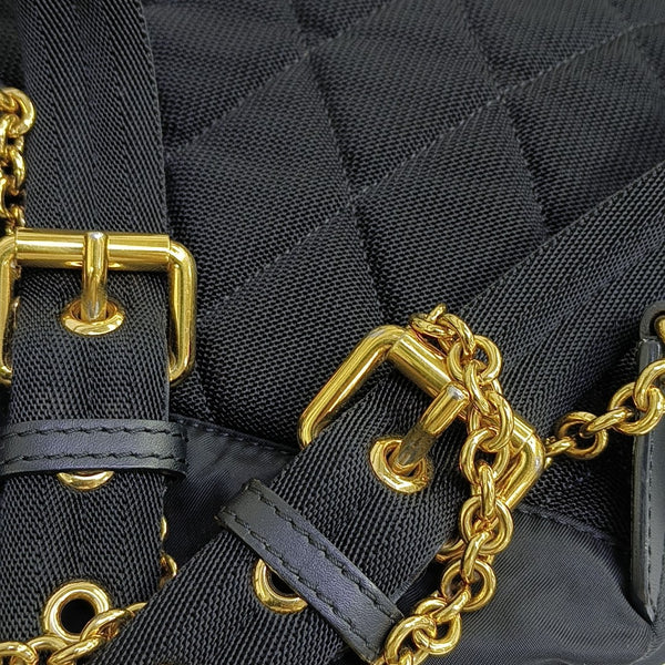 The Rucksack Medium Nylon Black
