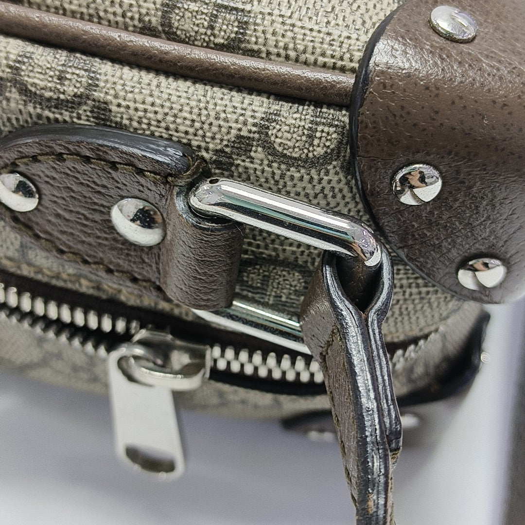 Trunk Monogram Coated Canvas Brown