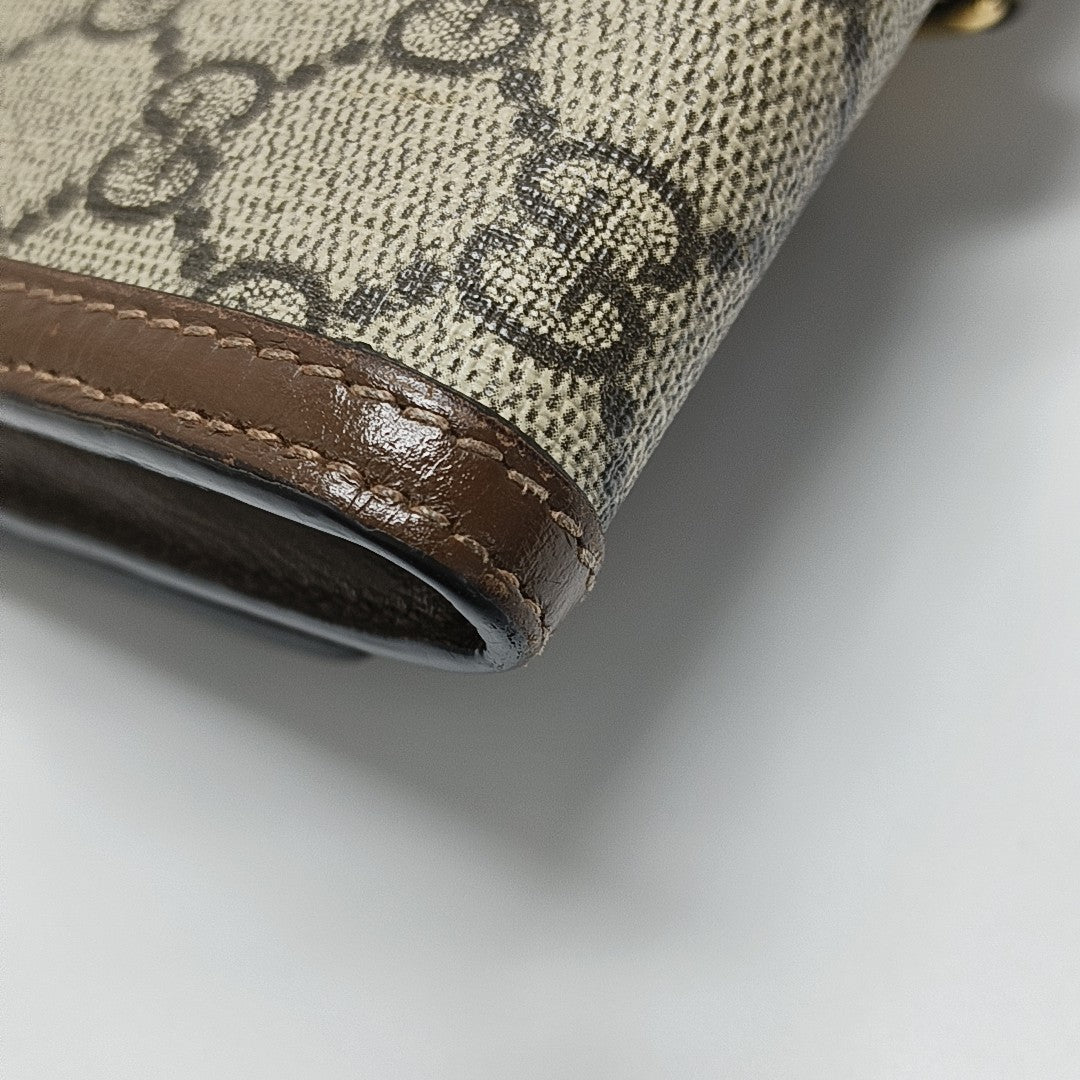 Jackie 1961 Mini Monogram Coated Canvas Beige