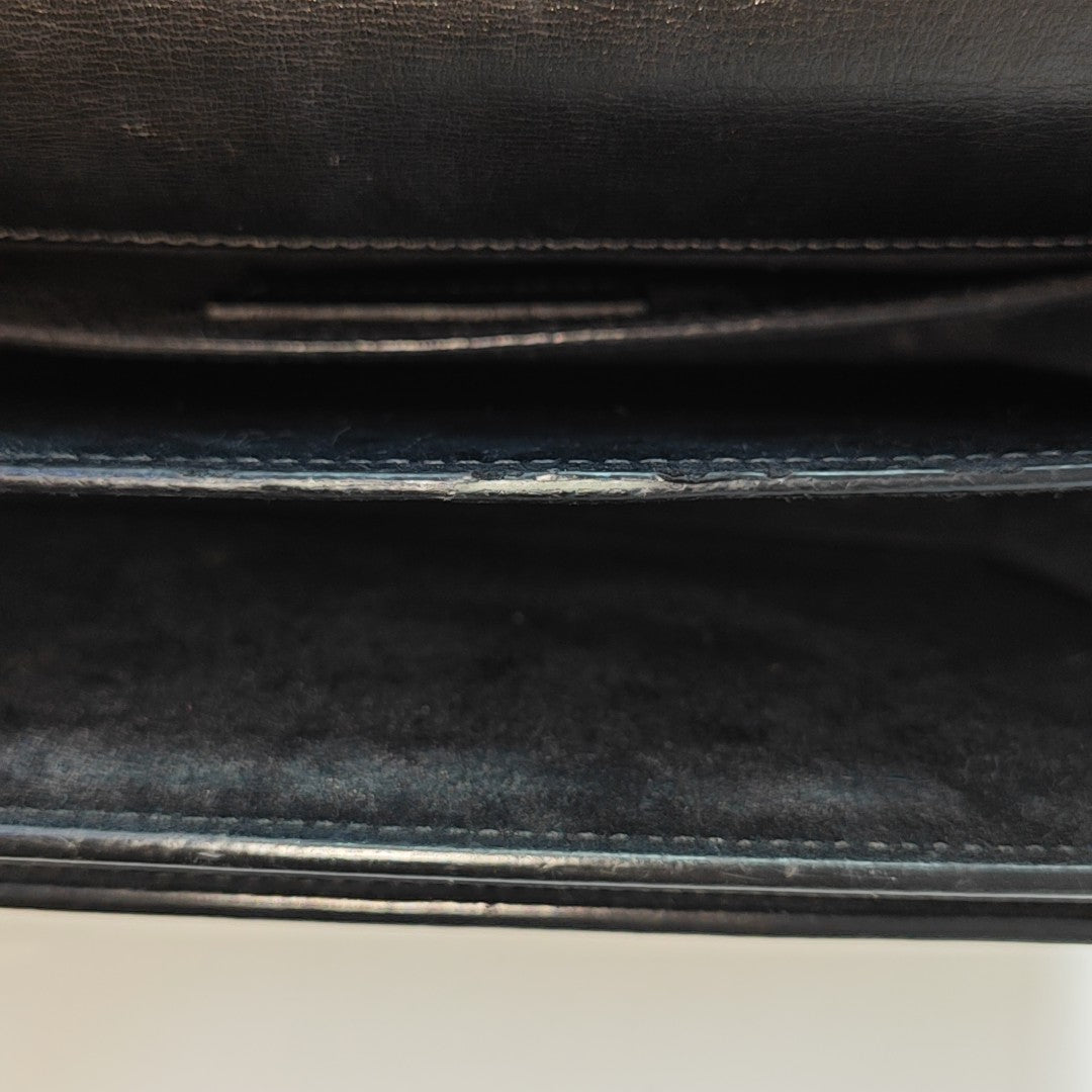 SUNSET Medium Calfskin Black
