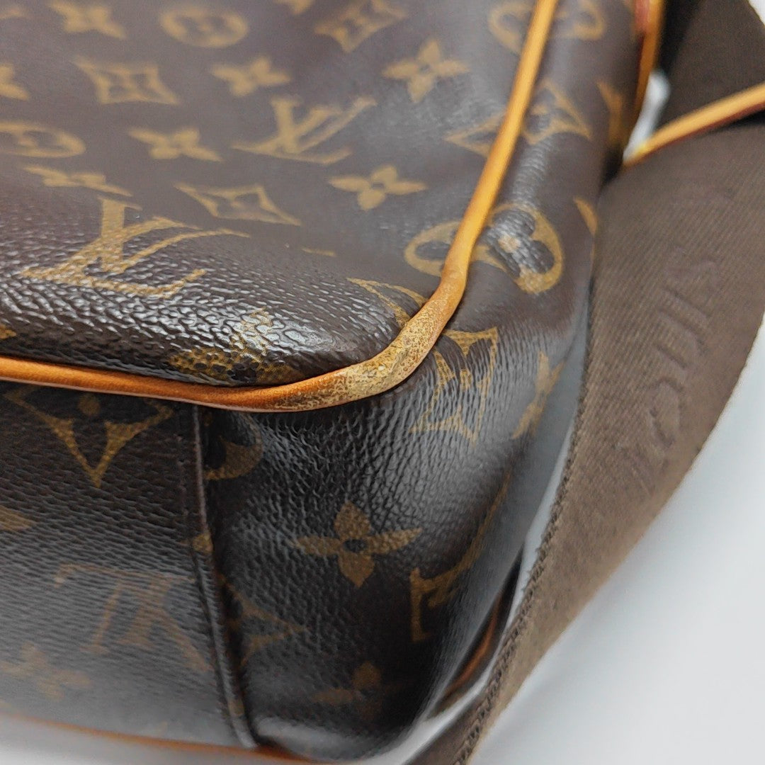VALMY Monogram Coated Canvas Brown