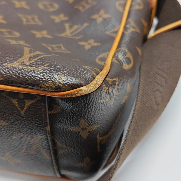 VALMY Monogram Coated Canvas Brown