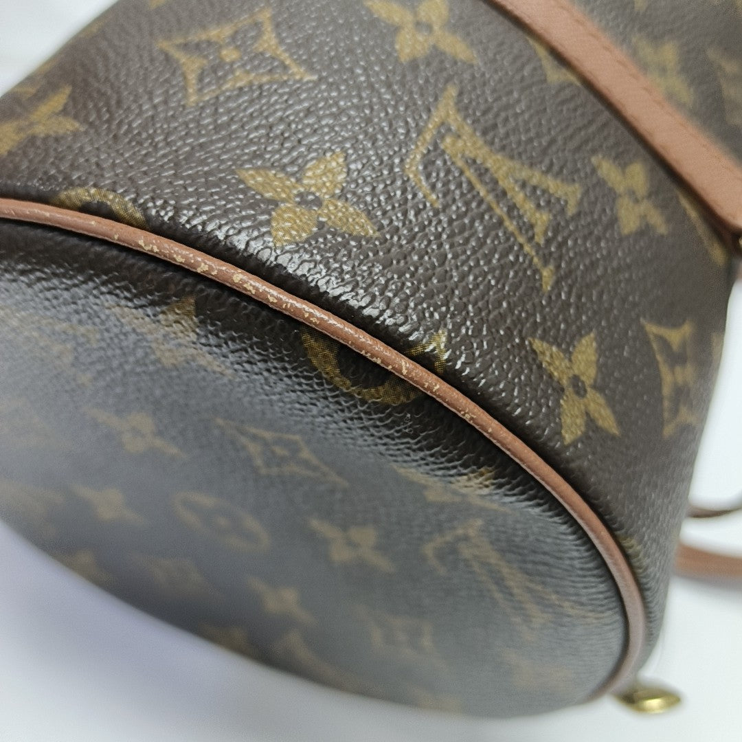 PAPILLON 30 Monogram Coated Canvas Brown