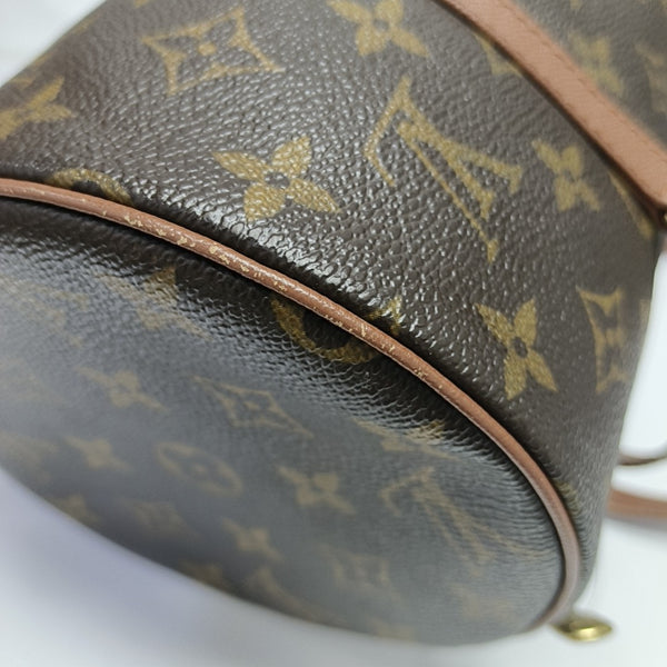 PAPILLON 30 Monogram Coated Canvas Brown