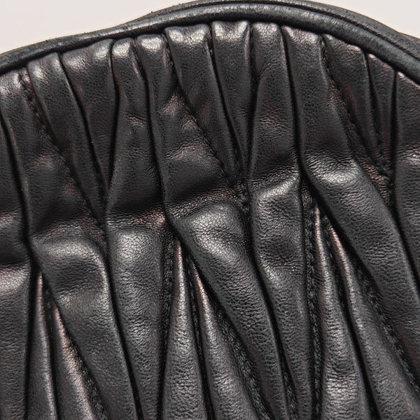 Matelassé Quilted Lambskin Black