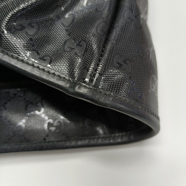 GG Imprime Large Monogram Coated Canvas Black
