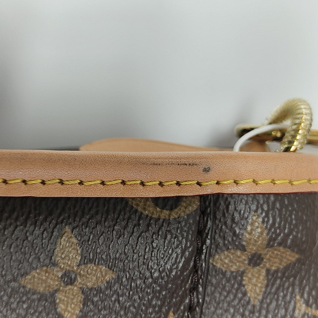 DIANE Monogram Coated Canvas Brown