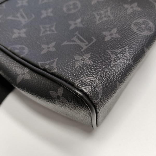 DISTRICT PM Monogram Coated Canvas Black