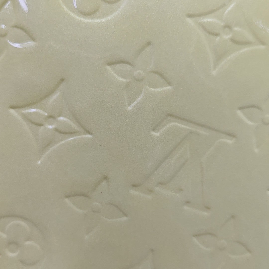 MALLORY SQUARE Monogram Patent Leather White