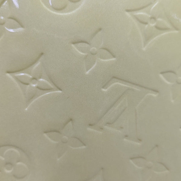 MALLORY SQUARE Monogram Patent Leather White