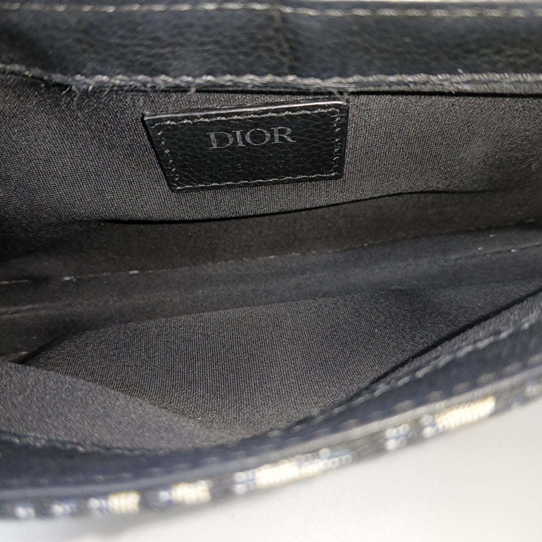 Saddle Monogram Canvas Azul