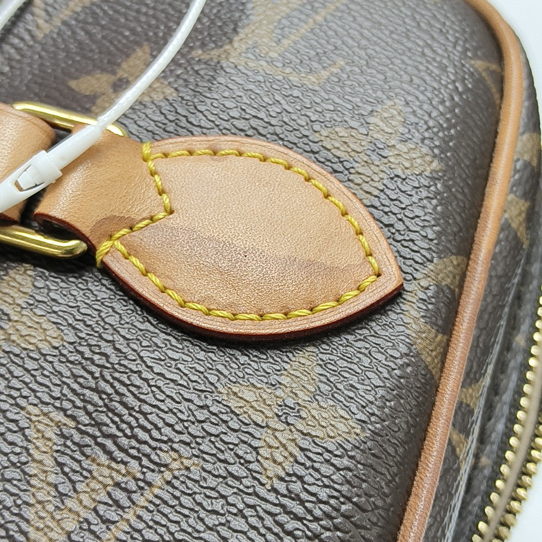NICE Monogram Coated Canvas Brown