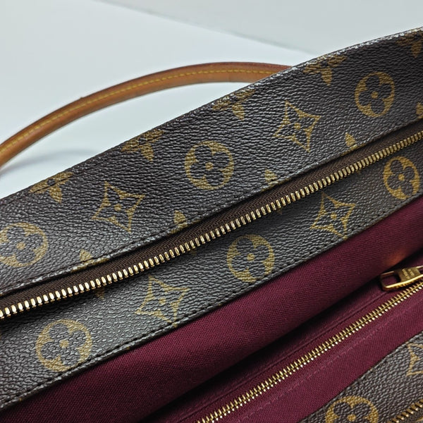 RASPAIL PM Monogram Coated Canvas Brown