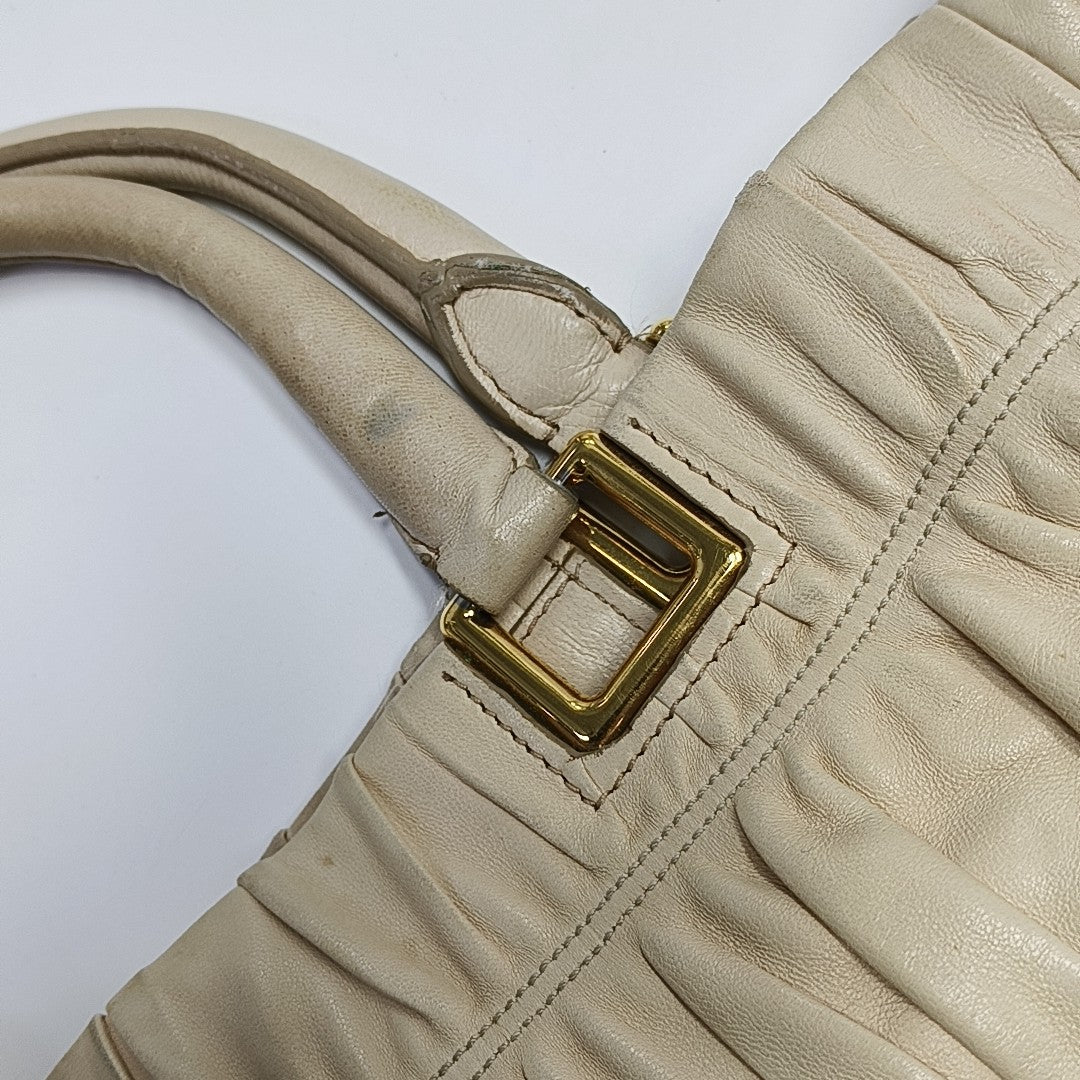 Gaufre Calfskin Beige