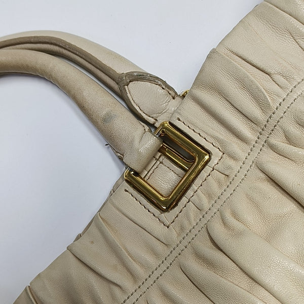 Gaufre Calfskin Beige