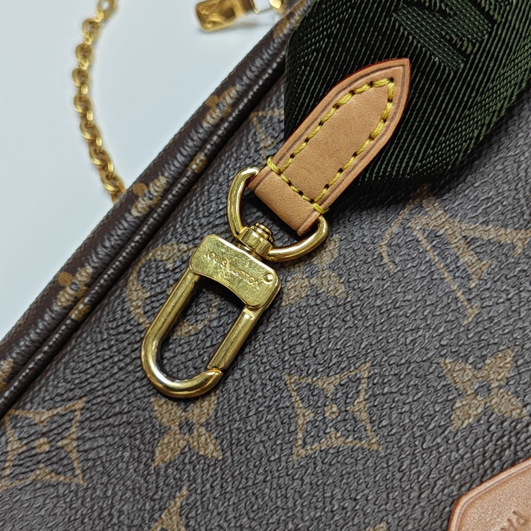 MULTI Monogram Coated Canvas Brown